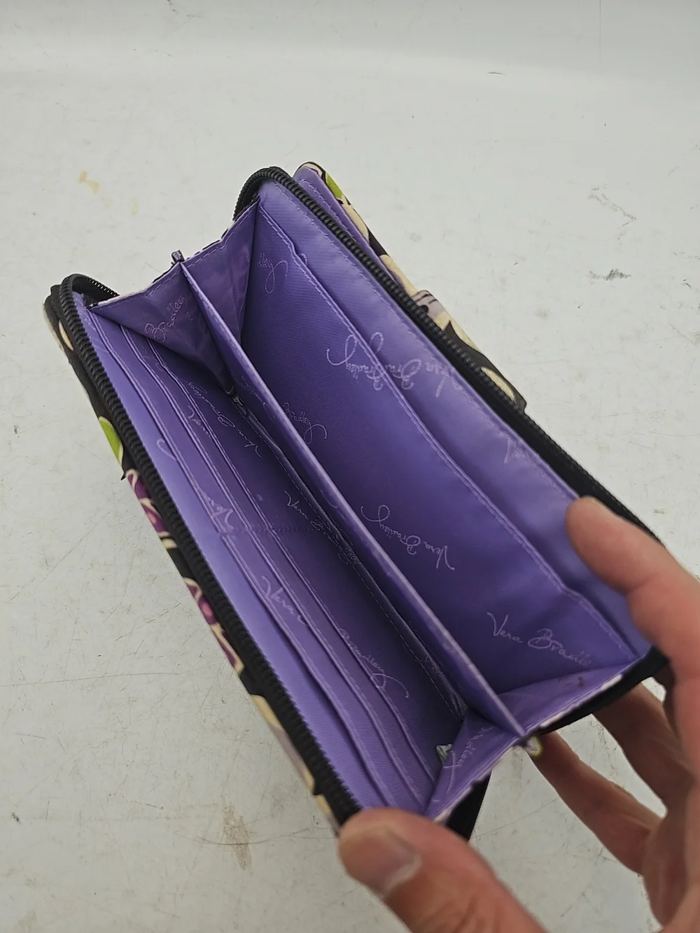 Vera Bradley Floral Zip Wallet